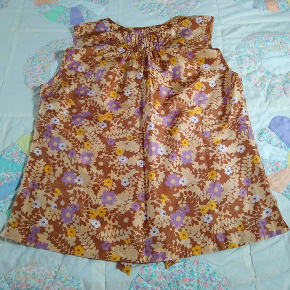 Cote Femme | Silk Sleeveless Blouse | Size 12 🦋 - Picture 7 of 7